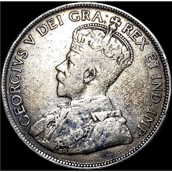 1911 Newfoundland Silver 50 Cents LIGHTLY CIRCULATED