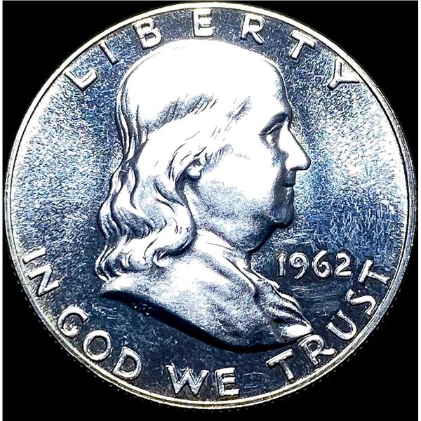 1962 Franklin Silver Half Dollar CHOICE PROOF