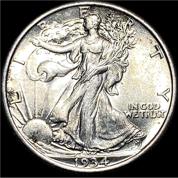1934-S Silver Walking Liberty Half Dollar UNCIRCULATED