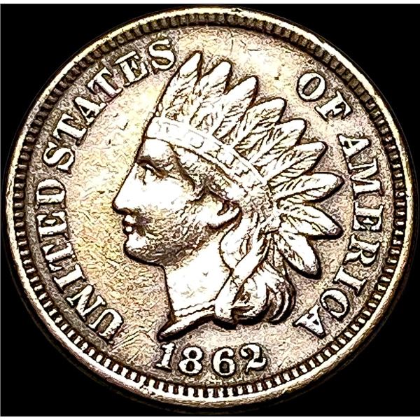 1862 Copper-Nickel Indian Head Cent NEARLY UNCIRCULATED