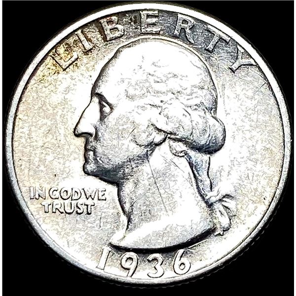 1936-D Silver Washington Quarter CLOSELY UNCIRCULATED