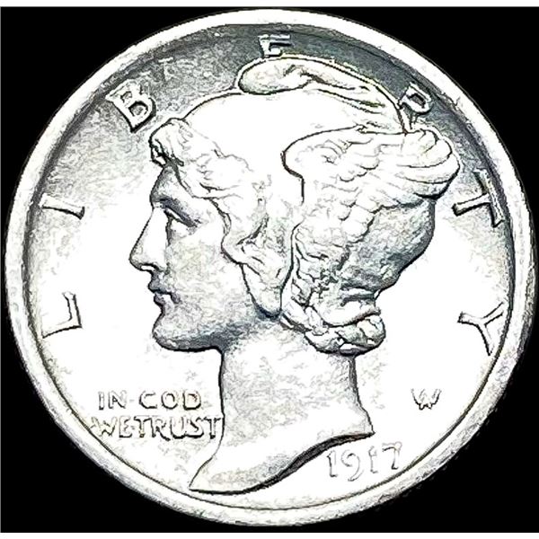 1917 FB Mercury Dime UNCIRCULATED