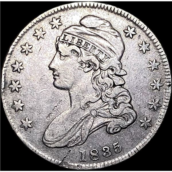 1835 Capped Bust Half Dollar NEARLY UNCIRCULATED