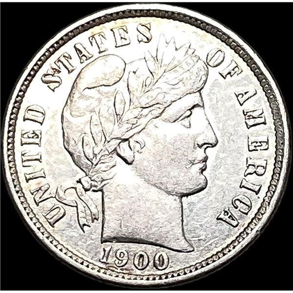 1900-S Silver Barber Dime CLOSELY UNCIRCULATED
