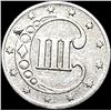 Image 2 : 1853 Silver Three-Cent Piece CLOSELY UNCIRCULATED