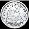 Image 1 : 1854 Arrows Seated Liberty Half Dime NEARLY UNCIRCULATED