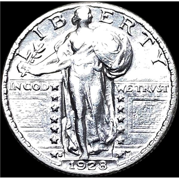 1928-S Silver Standing Liberty Quarter CLOSELY UNCIRCULATED