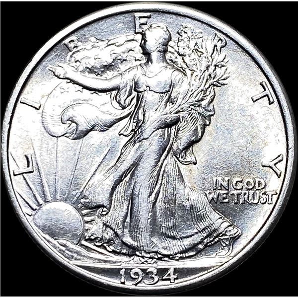 1934 Silver Half Dollar Walking Liberty UNCIRCULATED