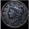 Image 1 : 1837 Coronet Head Large Cent LIGHTLY CIRCULATED
