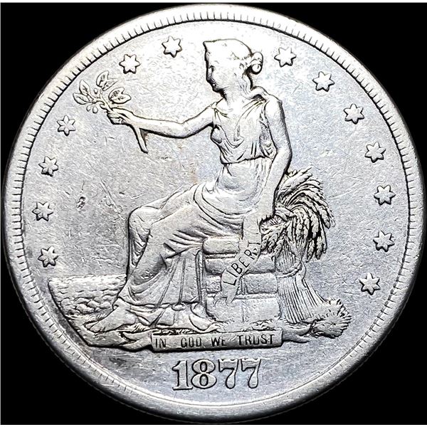 1877-S Silver Trade Dollar LIGHTLY CIRCULATED