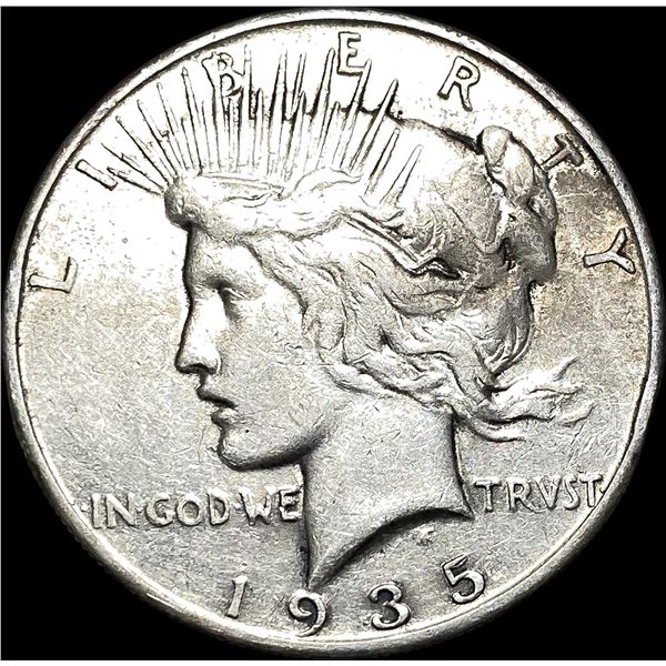1935 Silver Peace Dollar NEARLY UNCIRCULATED