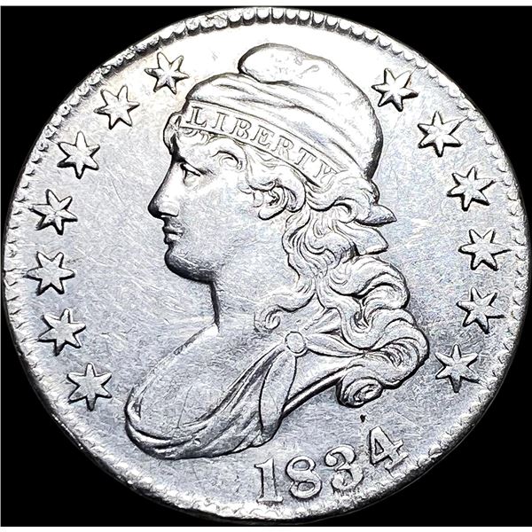 1834 Capped Bust Half Dollar CLOSELY UNCIRCULATED