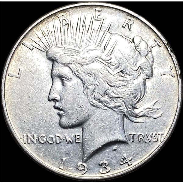 1934-D Silver Peace Dollar CLOSELY UNCIRCULATED