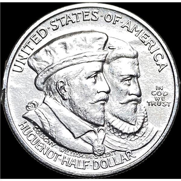 1924 Silver Huguenot-Walloon Half Dollar UNCIRCULATED