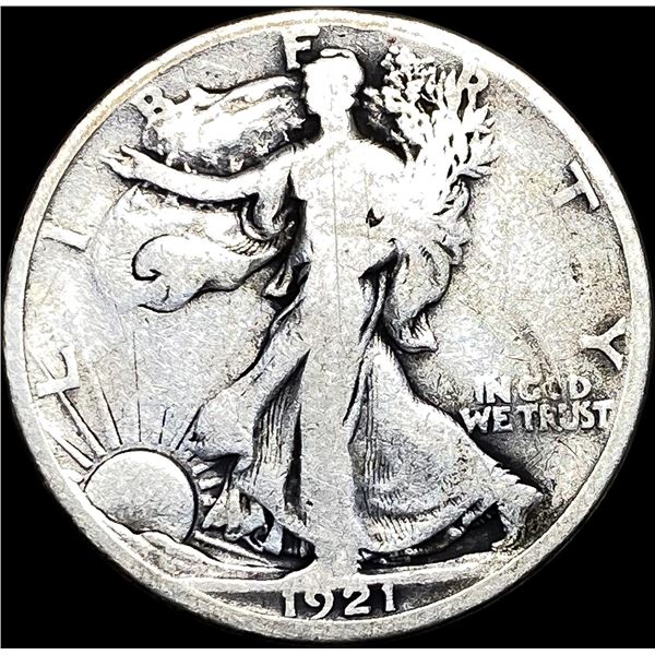 1921 Silver Walking Liberty Half Dollar NICELY CIRCULATED