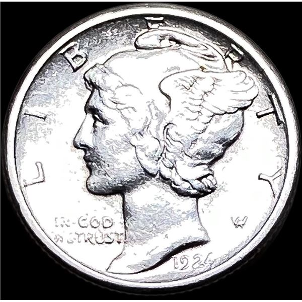 1924 Mercury Dime CLOSELY UNCIRCULATED