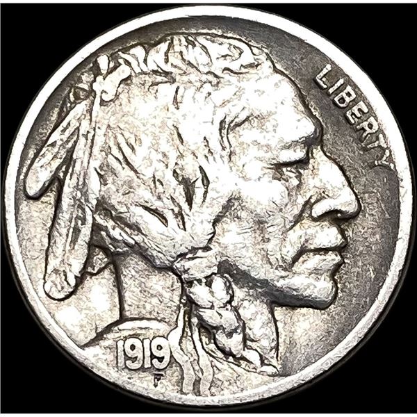 1919-S Buffalo Nickel LIGHTLY CIRCULATED