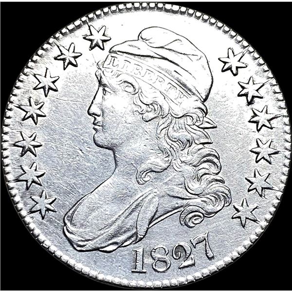 1827 Capped Bust Half Dollar CLOSELY UNCIRCULATED