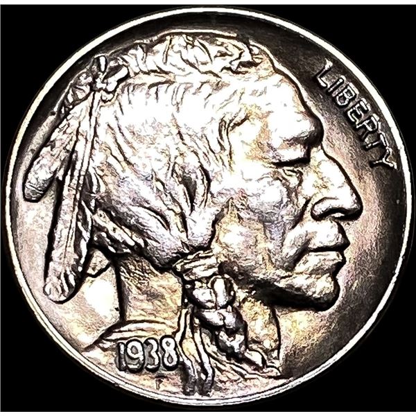1938-D Nickel Five Cents Buffalo CHOICE BU
