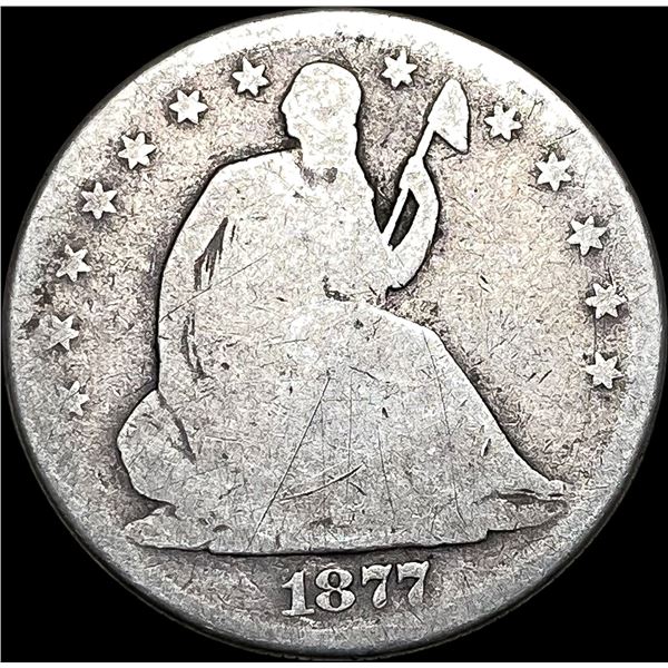 1877-S Silver Half Dollar NICELY CIRCULATED