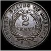 Image 2 : 1871 Copper Two-Cent Piece NEARLY UNCIRCULATED
