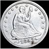 Image 1 : 1853 Arrows Seated Liberty Quarter NEARLY UNCIRCULATED