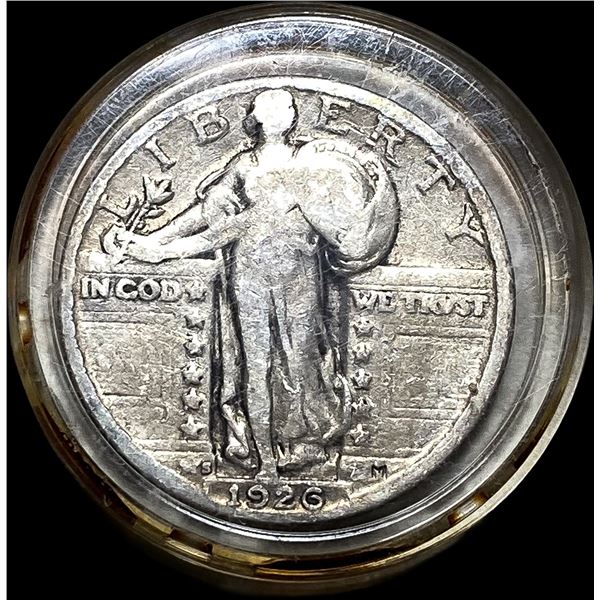 1926-S Silver Standing Liberty Quarter NICELY CIRCULATED