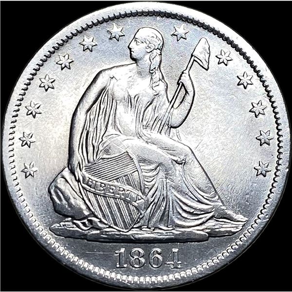 1864-S Silver Half Dollar HIGH GRADE