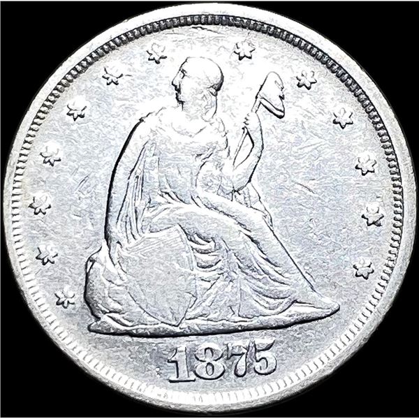 1875-S Silver Twenty Cents LIGHTLY CIRCULATED