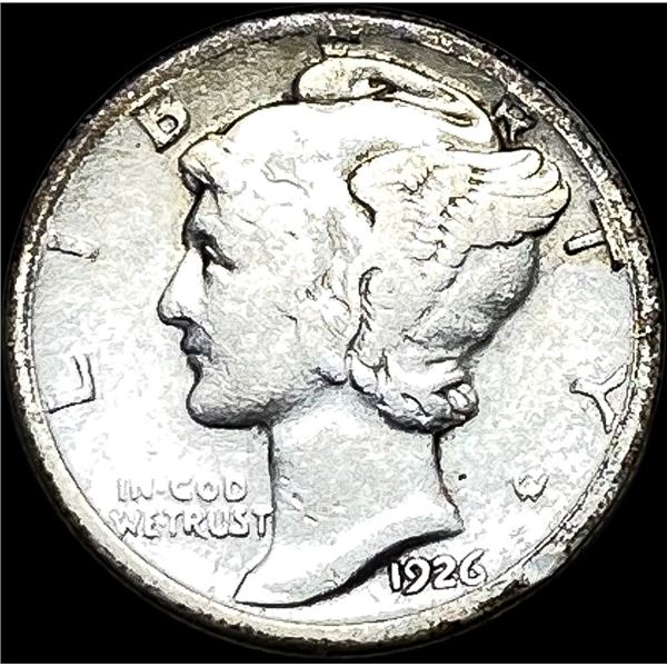 1926-S Silver Mercury Dime LIGHTLY CIRCULATED