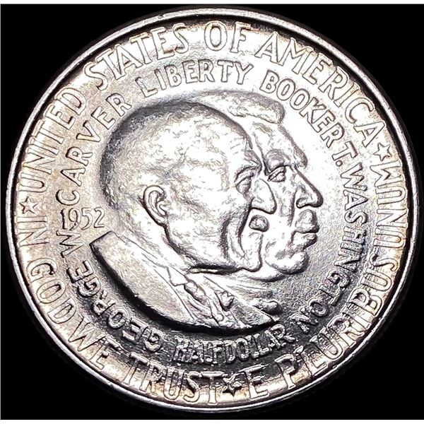 1952 Silver Half Dollar Booker T. Washington CHOICE BU