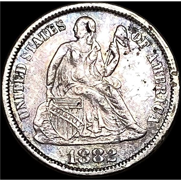 1882 Seated Liberty Dime CLOSELY UNCIRCULATED