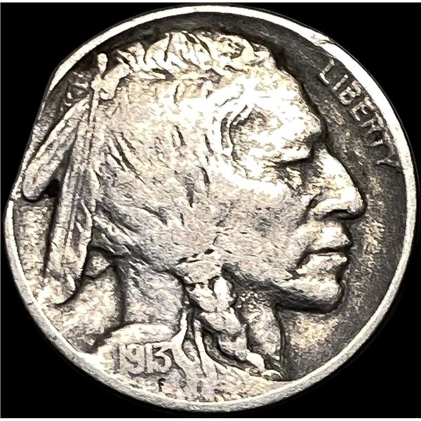 1913 Type 1 Buffalo Nickel LIGHTLY CIRCULATED