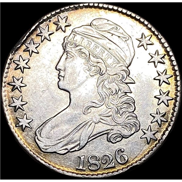 1826 Capped Bust Half Dollar CLOSELY UNCIRCULATED
