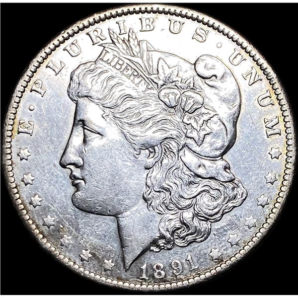 1891-S Silver Morgan Dollar CLOSELY UNCIRCULATED