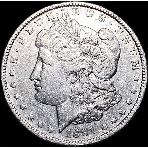 1891-O Silver Morgan Dollar NEARLY UNCIRCULATED
