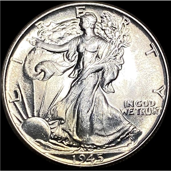 1945 Silver Walking Liberty Half Dollar CHOICE BU