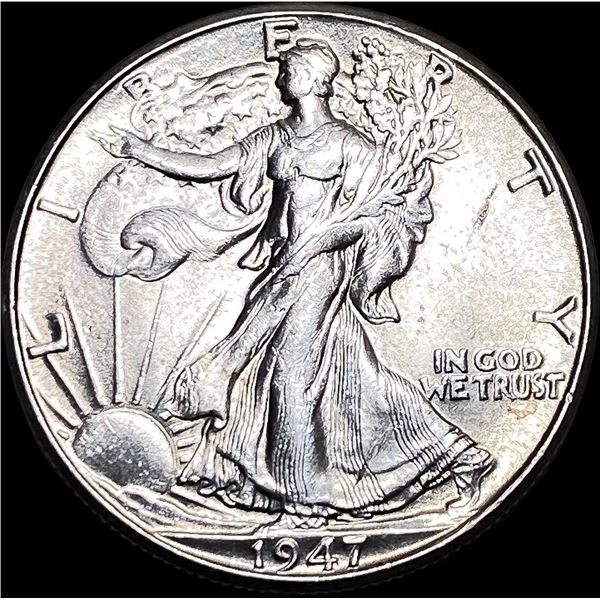 1947-D Silver Half Dollar CHOICE BU
