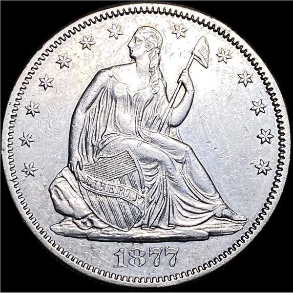 1877-S Silver Half Dollar CLOSELY UNCIRCULATED