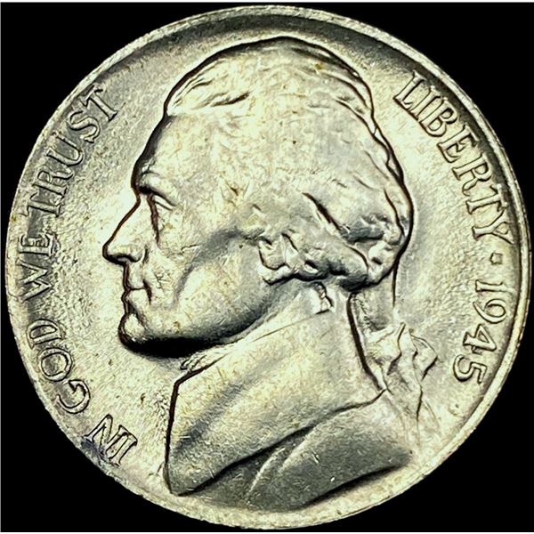 1945-P Silver Jefferson Nickel CHOICE BU