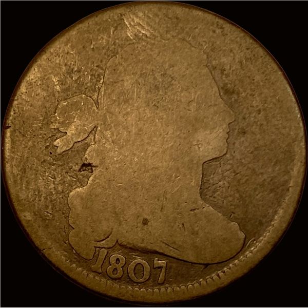 1807 Draped Bust Large Cent NICELY CIRCULATED