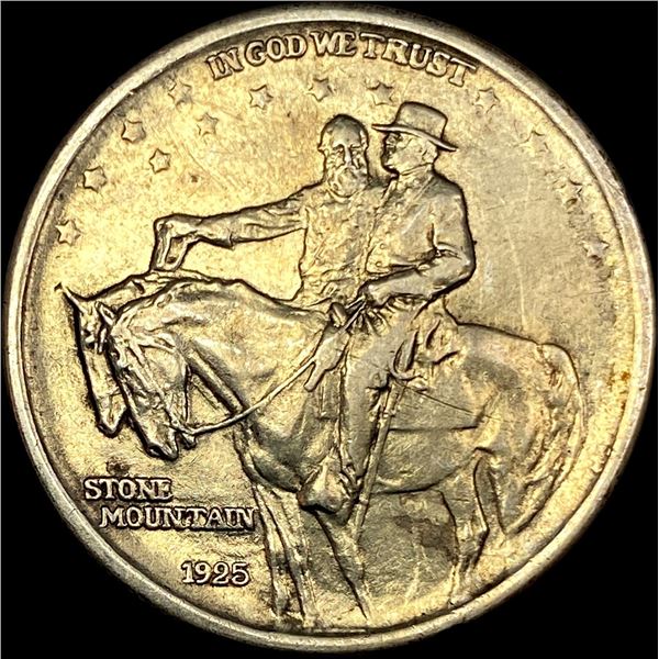 1925 Stone Mountain Silver Half Dollar CLOSELY UNCIRCULATED