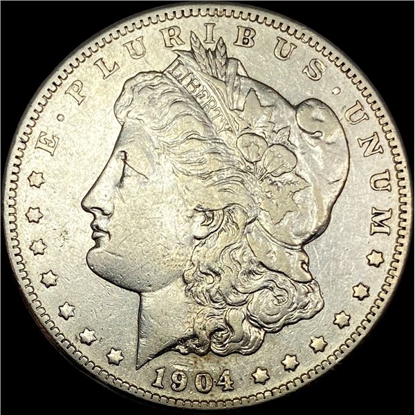 1904-S Silver Morgan Dollar NEARLY UNCIRCULATED