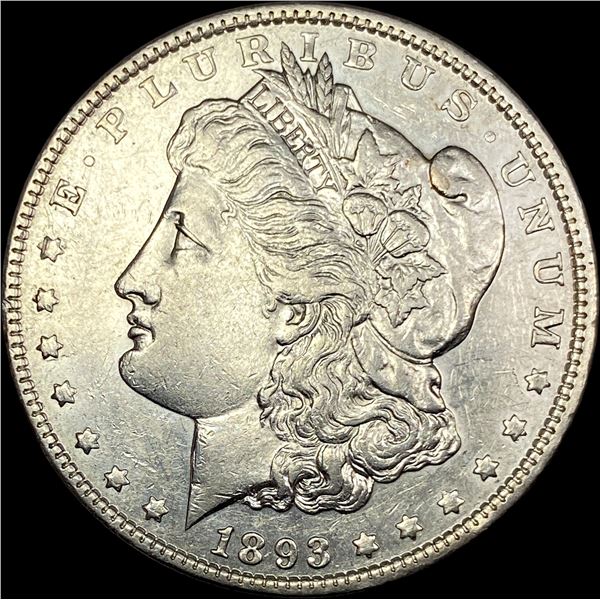 1893 Morgan Silver Dollar CLOSELY UNCIRCULATED
