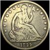Image 1 : 1844 Silver Half Dollar (Seated Liberty) LIGHTLY CIRCULATED