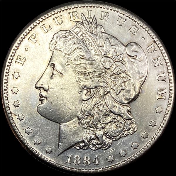 1884-S Silver Morgan Dollar CLOSELY UNCIRCULATED