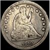 Image 1 : 1860 Seated Liberty Quarter LIGHTLY CIRCULATED