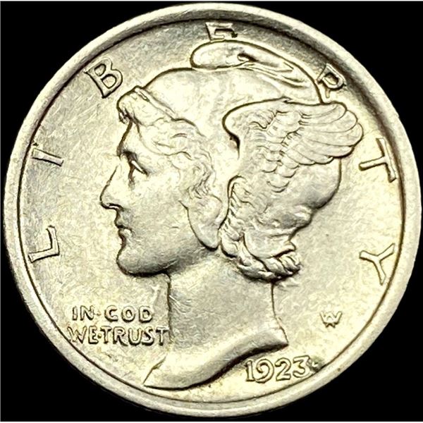 1923 Mercury Dime CLOSELY UNCIRCULATED