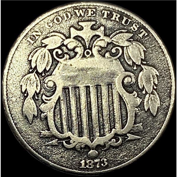 1873 Shield Nickel NICELY CIRCULATED