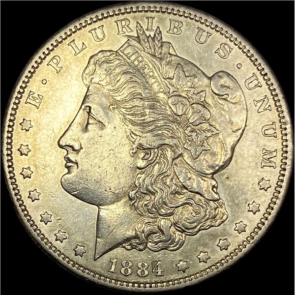 1884-S Silver Morgan Dollar CLOSELY UNCIRCULATED